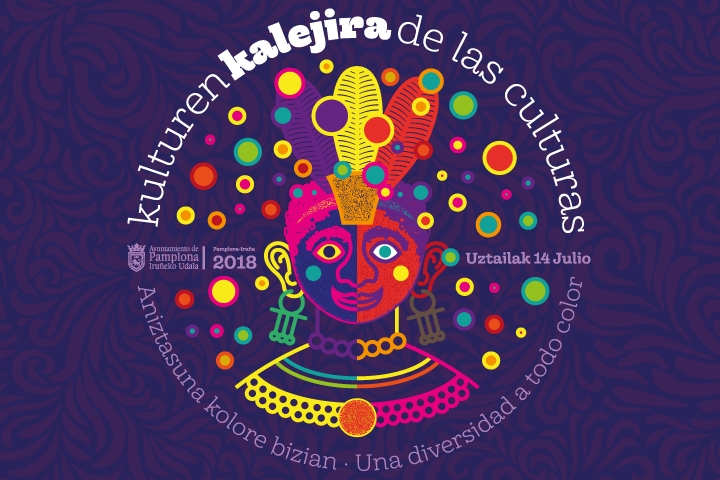 Creación de la imagen &quot;Kalejira de las Culturas 2018&quot;