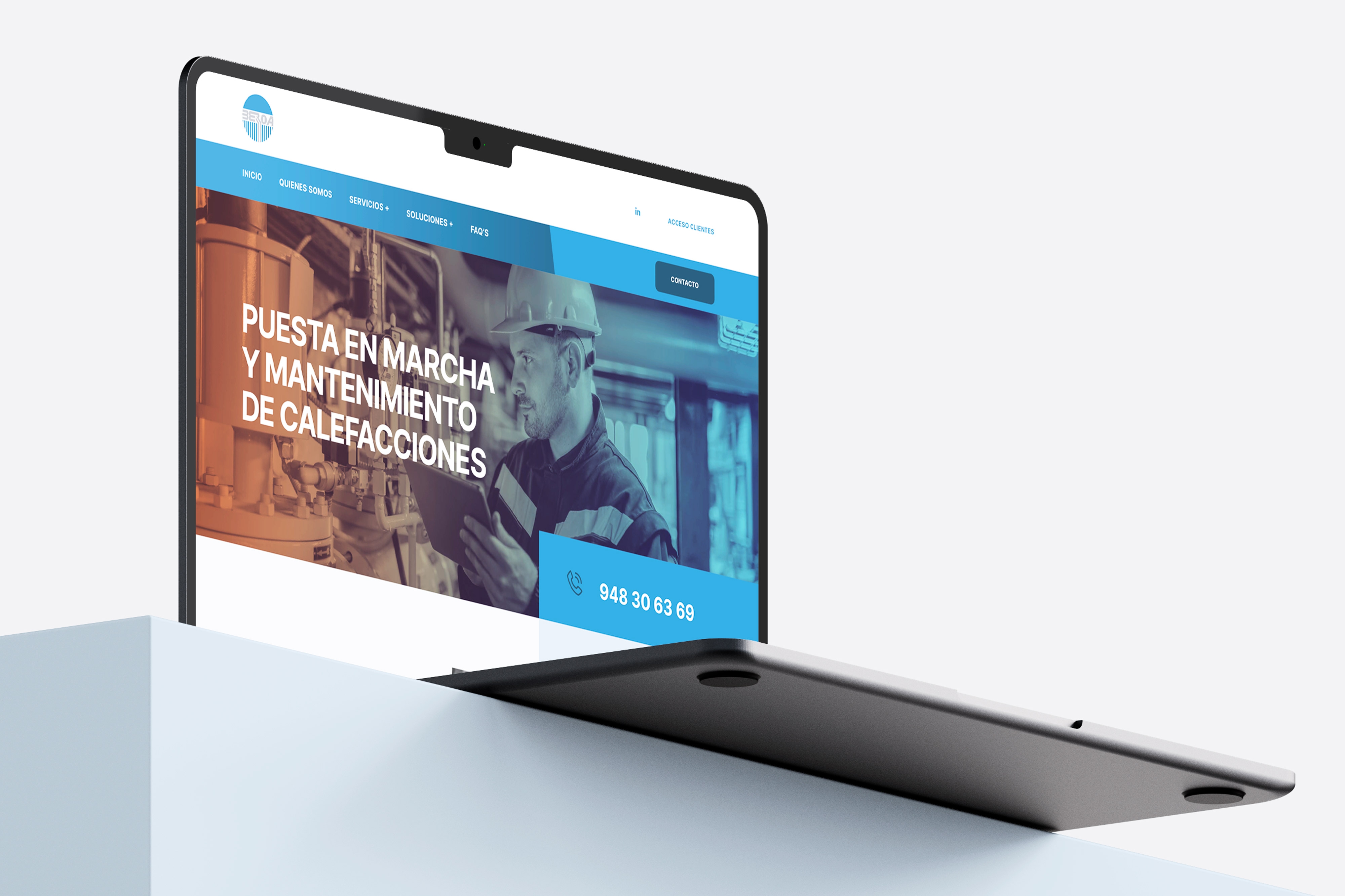 Diseño y programación web para la empresa de calderas Beroa